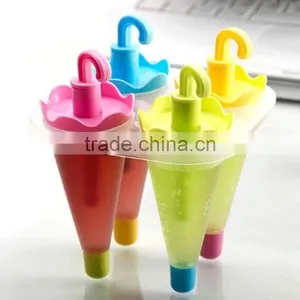 Umbrella Shape Pop Lolly PP Plastic Popsicle Ice Cooler Mold thumbnail-1