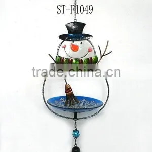 Stained Glass Bird Feeder With Wind Chimes thumbnail-1