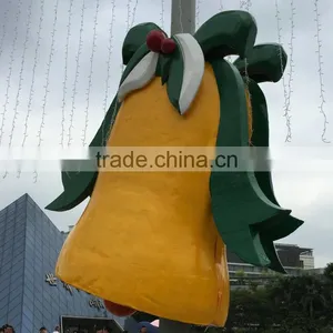 Outdoor Fiberglass Christmas Bell Decoartion thumbnail-6