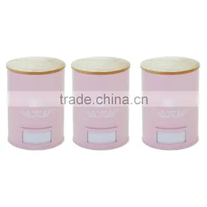 Set of 3 Vintage Tea Coffee Sugar Kitchen Storage Jar thumbnail-5