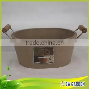2015 Trending Hot Products Round Flower Pot Molds/Barrel Shape Flower Pot thumbnail-6
