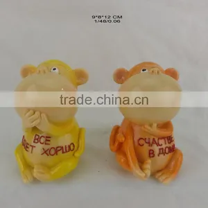 2016 Russia Promotional Gift Items Polyresin Monkey for Sale thumbnail-2