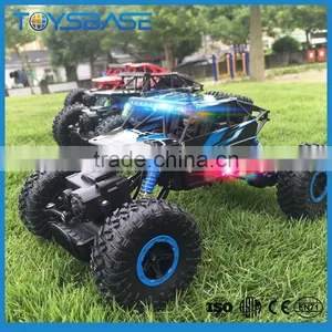 RC Car 4WD Rock Crawlers HB180B Off-Road Double Motors Vehicle 4x4 RC Bigfoot Truck thumbnail-1