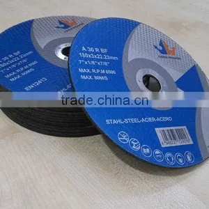 7" 180x3x22.2mm Flat Resin Bonded Reinforced Metal Cutting Disc thumbnail-4