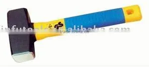 GS German Type Stoning Hammer With Color Plastic-coating Handle thumbnail-1