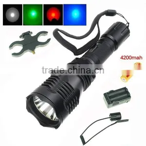 HS-802 Rifle Use Long Range Laser Designator Hunting Flashlight With Gun Mount Clamp thumbnail-1