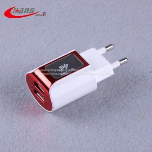 2017 Best Phone Charger 5V 2.1A Dual USB Travel Charger With Light thumbnail-4