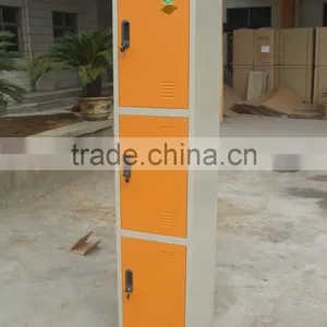 Single Side Three- Door Metal Locker for Home ,School and Dormitory thumbnail-1