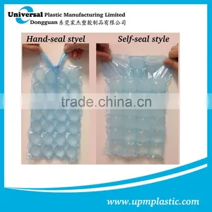 HDPE/LDPE Transparent Light Blue Ice Cube Bag thumbnail-2