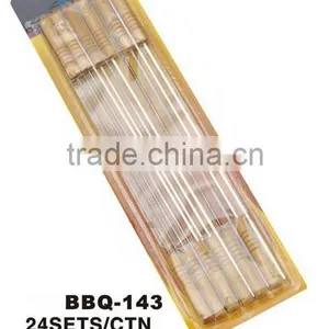 Barbecue Tools, Skewers Set With Wooden Handle thumbnail-1