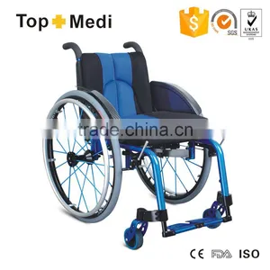 Topmedi Manual Aluminum Sports Wheelchair thumbnail-1