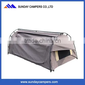 Top Selling Canvas Camping Swag Tent With Inflatable Mattress thumbnail-3