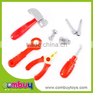 New Design Plastic Kids Play Toy Pink Tool Set thumbnail-1