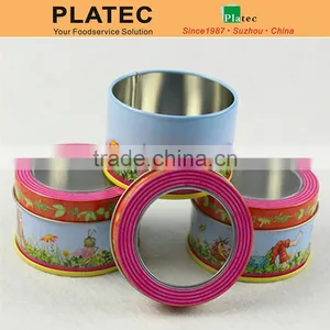 Hot Sale Round Biscuit Tin Box/ Metal Cookie Tin Can/ Chocolate Tin thumbnail-1