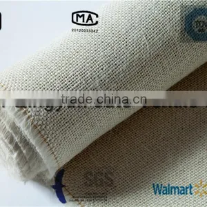 10OZ Starched Burlap Cream Color 60'' Width 100 Yeards Long thumbnail-1