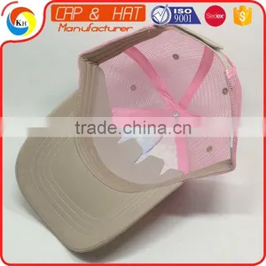 Custom Print Mesh Baseball Cap Breathable Trucker Hat Woman Welcom to Inquiry Price thumbnail-5