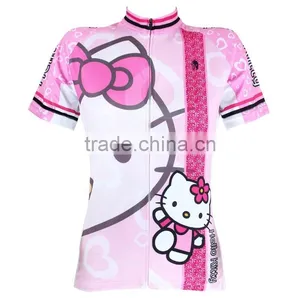 Wholesale Custom Cheap Cartoon Sublimated Cycling Jersey thumbnail-1
