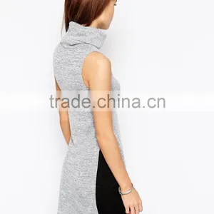 Latest Arrival Petite Cowl Neck Longline Hem Tunic With Side Split thumbnail-3