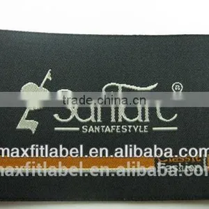 High Quality Custom Mitre Fold Main Woven Label for Clothing thumbnail-4
