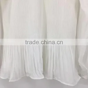 Women Orignal Chiffon Lace Blouse Brand Stock Clothes thumbnail-3