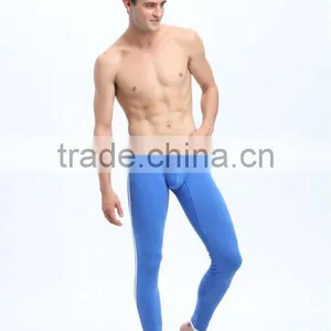 Wholesale Mans Azure Heated Long Underwear Thermal Long Johns Cotton Winter Brand Pants thumbnail-1