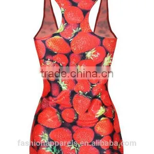 Digital Print Tank Graphic Vest Top Blouse Gothic Punk T-Shirt Clubwear thumbnail-1