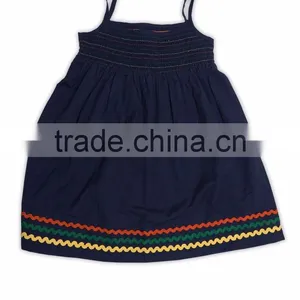 Organic Cotton Sleeveless Smoked Summer Dress thumbnail-2