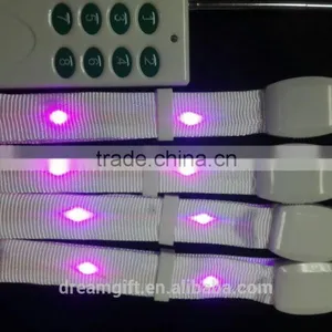 2015 Remote Control LED Fabric Wristband Specially for Big Party or Vocal Concert thumbnail-2