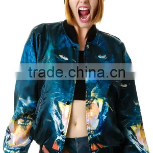 All Over Animal Sublimation Printing Jacket for Ladies,high Quality thumbnail-1