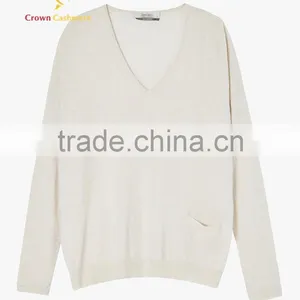 Erdos Cashmere Sweater Pullover for Women V Neck thumbnail-2