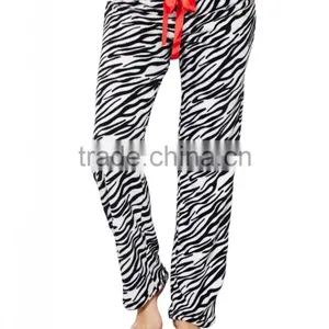 Zebra Plush Pants Pictures of Girls in Sleepwear thumbnail-2