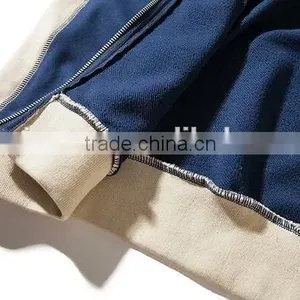 Custom Sweatshirts Cotton Zipper up Kangaroo Pockets Hoodies for Men thumbnail-5