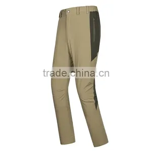 Outdoor Hiking Sports Wearing Quick Dry Wholesale Soft Shell Men Man Softshell Pants thumbnail-1