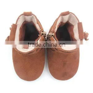 2017 Factory Derictly Wholesale Cheap Leather Baby Shoes of Boots thumbnail-5