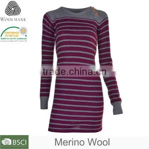 Sweater Woman Printed, OEM Cotton Long Sweater for Old Women thumbnail-2