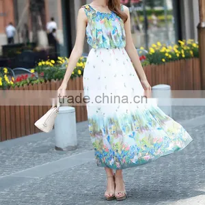 Fashion High Quality Animal Printed One-piece Dress thumbnail-1