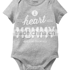 Baby Romper Onesie or Baby Bodysuit With Lap-shoulder Neckline and Snap Closures thumbnail-1