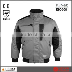 Hot Selling Safety Garment Men Winter Bomber Jacket Pilot Jacket With Waterproof EN343 thumbnail-3
