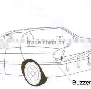Excellent Reverse Parking Sensor Car Alarm Infrared Sensor With Buzzer Alarm RD008C2 thumbnail-2