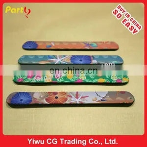 CG-BR082 Hot Sale Silicone Slap Bracelet thumbnail-1