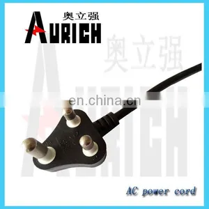 South Africa Plug Insert Power Extension Indian Standard Plug Power Cable thumbnail-5
