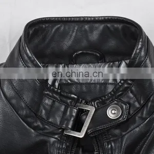 2015 Mens Handsome Last Design Leather Jacket thumbnail-4