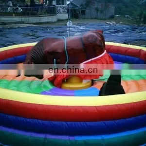 Manufacturer Factory Direct Sale Inflatable Red Bull / Inflatable Bull Riding thumbnail-1