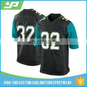 Wholesale Sublimation 100% Polyester American Football Jersey Custom thumbnail-4