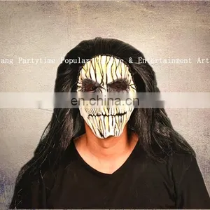 Carnival Halloween Party Latex Full Head Skeleton Wights Mask thumbnail-4