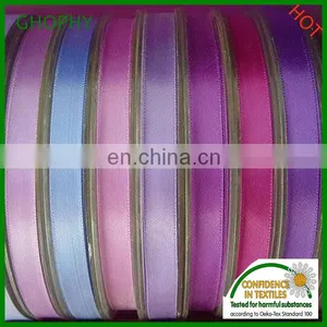 High Quality And Cheap Adhesive Satin Ribbon/Rubber Ribbon thumbnail-3