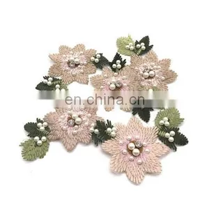 Wholesale Fashion 3D Flower Embroidery Patch for Clothes thumbnail-2