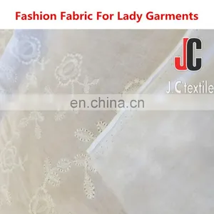 Cotton Importers Recycled Cotton Yarn Plain Dyed Embroider Fabric Silk Soft 100% Cotton Textile thumbnail-2
