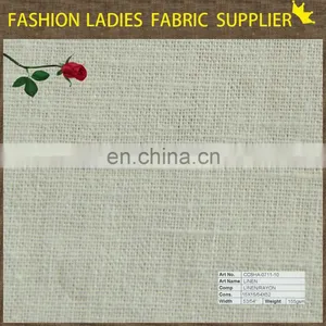Top 15x15/54x52 Linen 155gsm Linen Fabric in Keqiao Shaoxing thumbnail-1