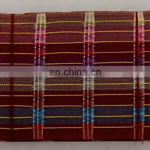 Wine Red Headtie African Hot Selling Fashion Headtie for Lady thumbnail-1